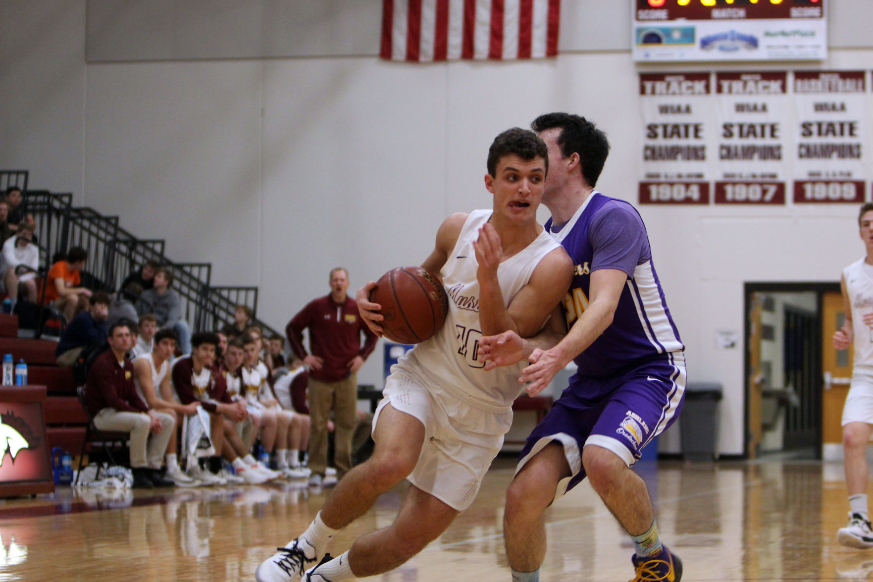 Ashland at Menomonie boys basketball 12-27-19